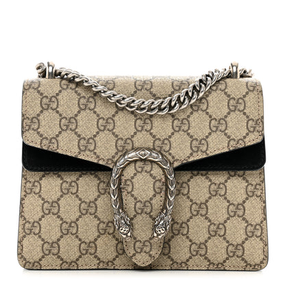 Gucci GG Supreme Monogram Mini Dionysus Shoulder Bag Black 1 of 10