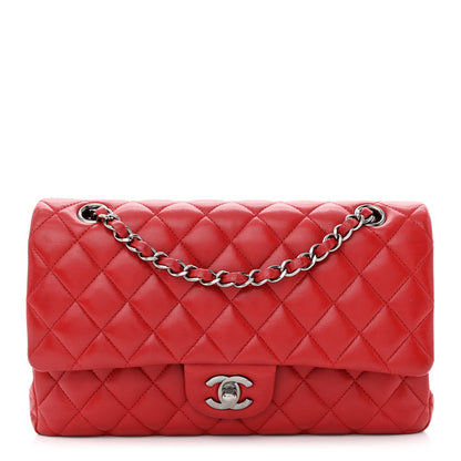 Chanel Lambskin Quilted Medium Double Flap Red 1 of 13