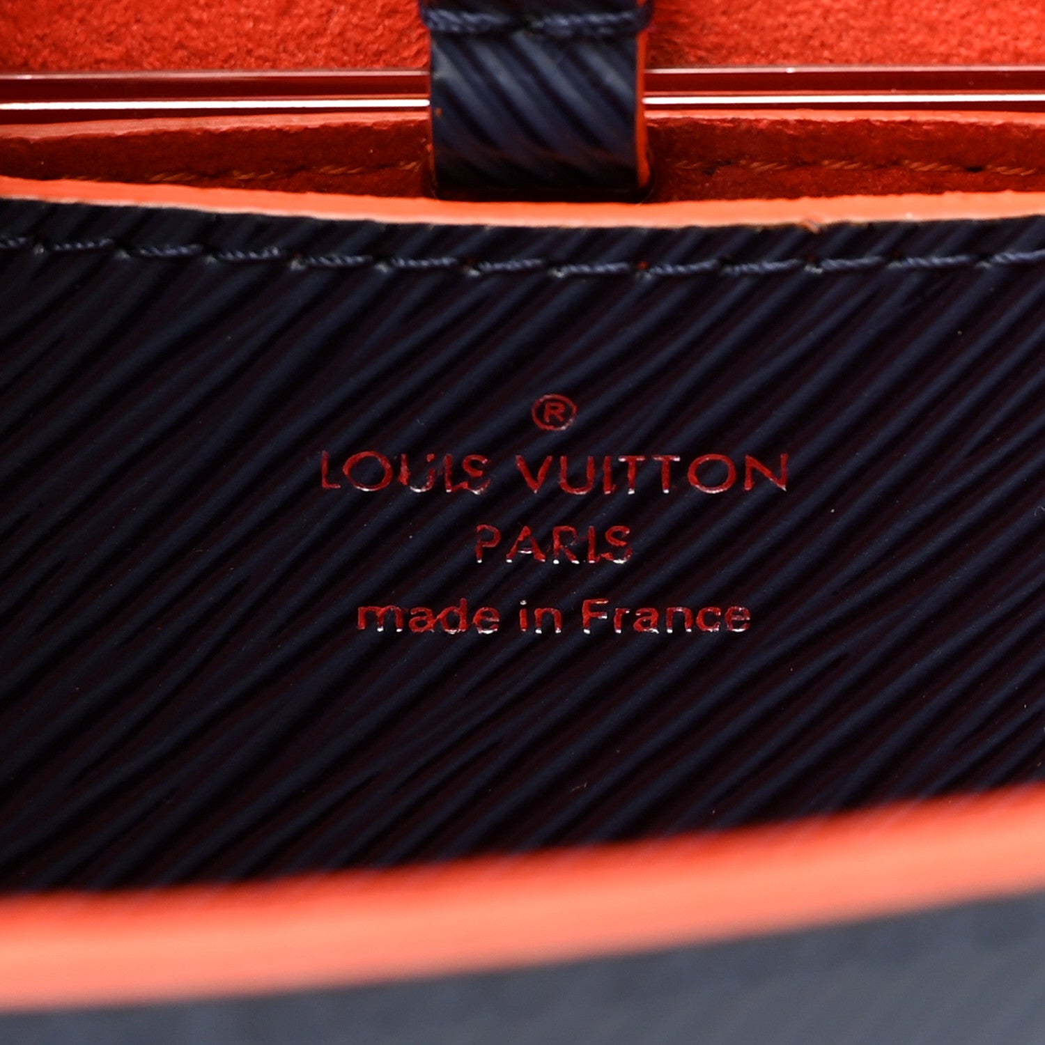 Louis Vuitton Epi Twist Shoulder Bag MM Indigo Piment 5 of 11