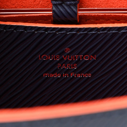 Louis Vuitton Epi Twist Shoulder Bag MM Indigo Piment 5 of 11