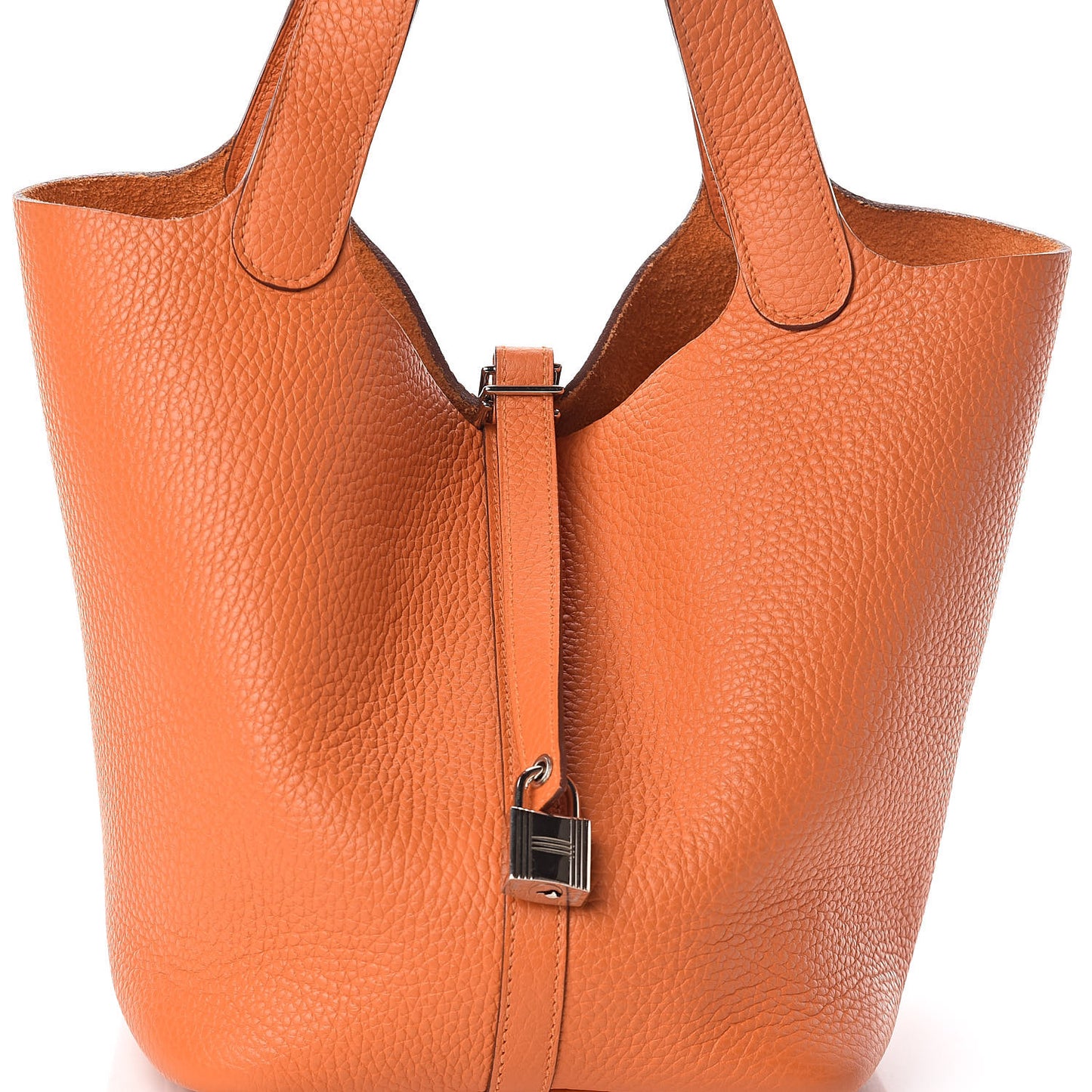 Taurillon Clemence Picotin Lock 22 MM Orange
