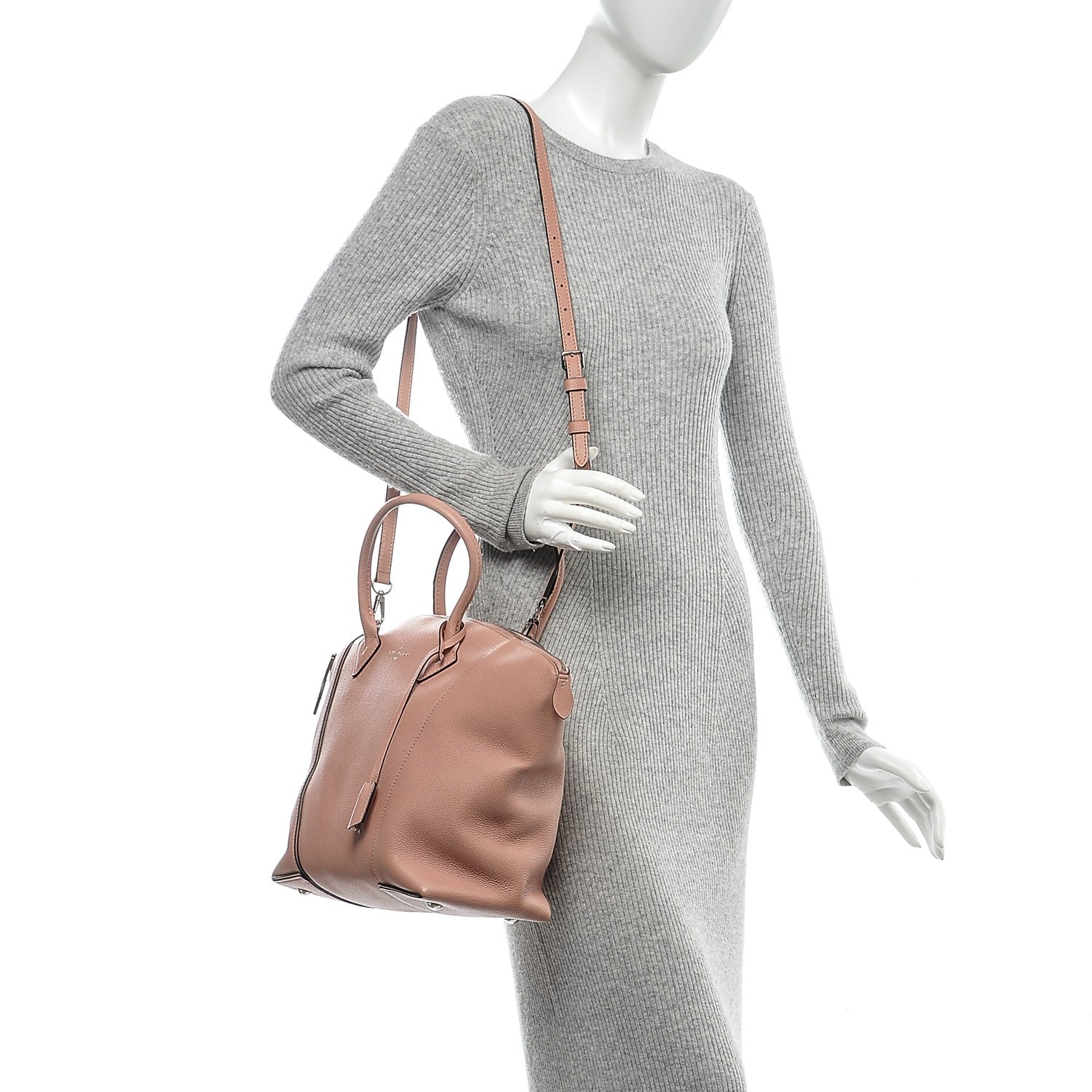 Louis Vuitton Veau Cachemire Soft Lockit MM Magnolia 2 of 9