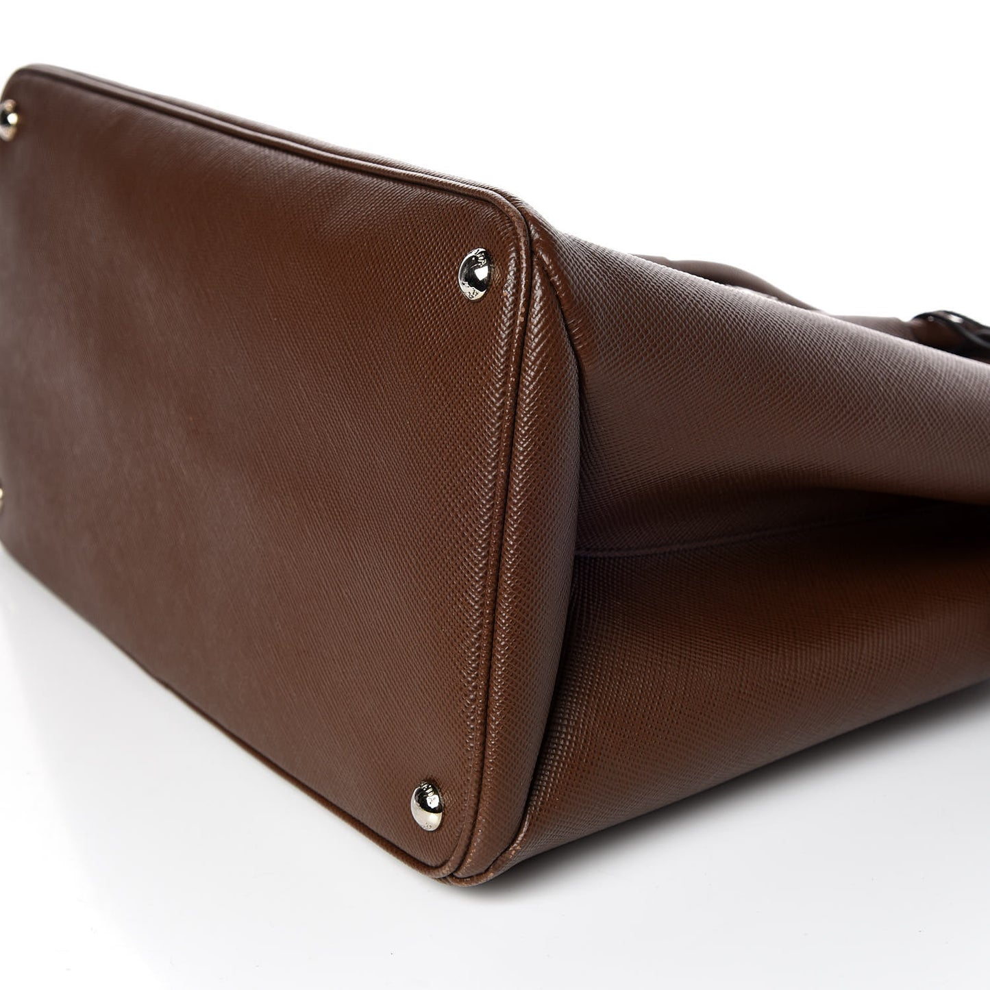 Saffiano Cuir Twin Tote Cacao