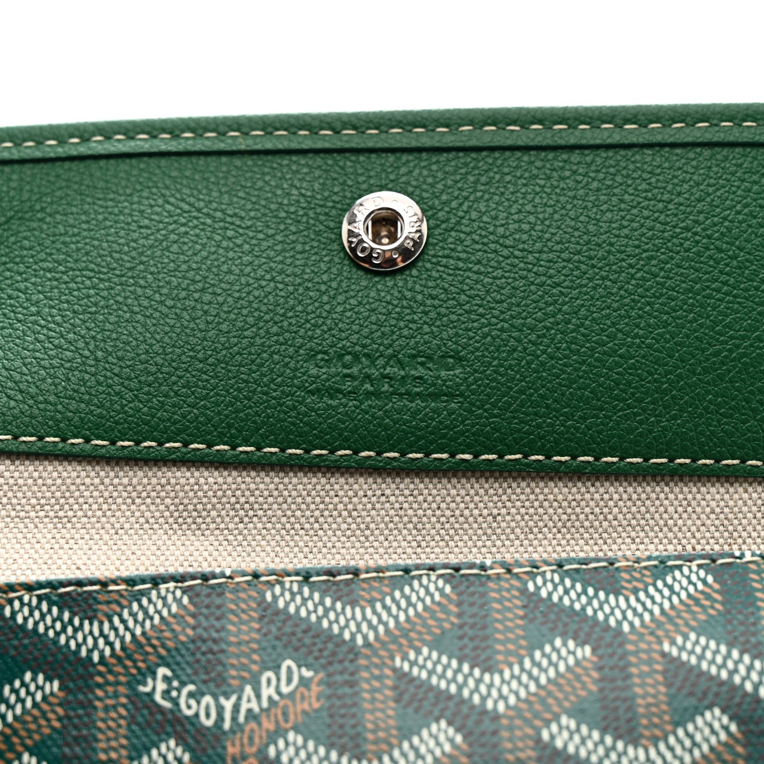 Goyard Goyardine Boheme Hobo Green 7 of 11