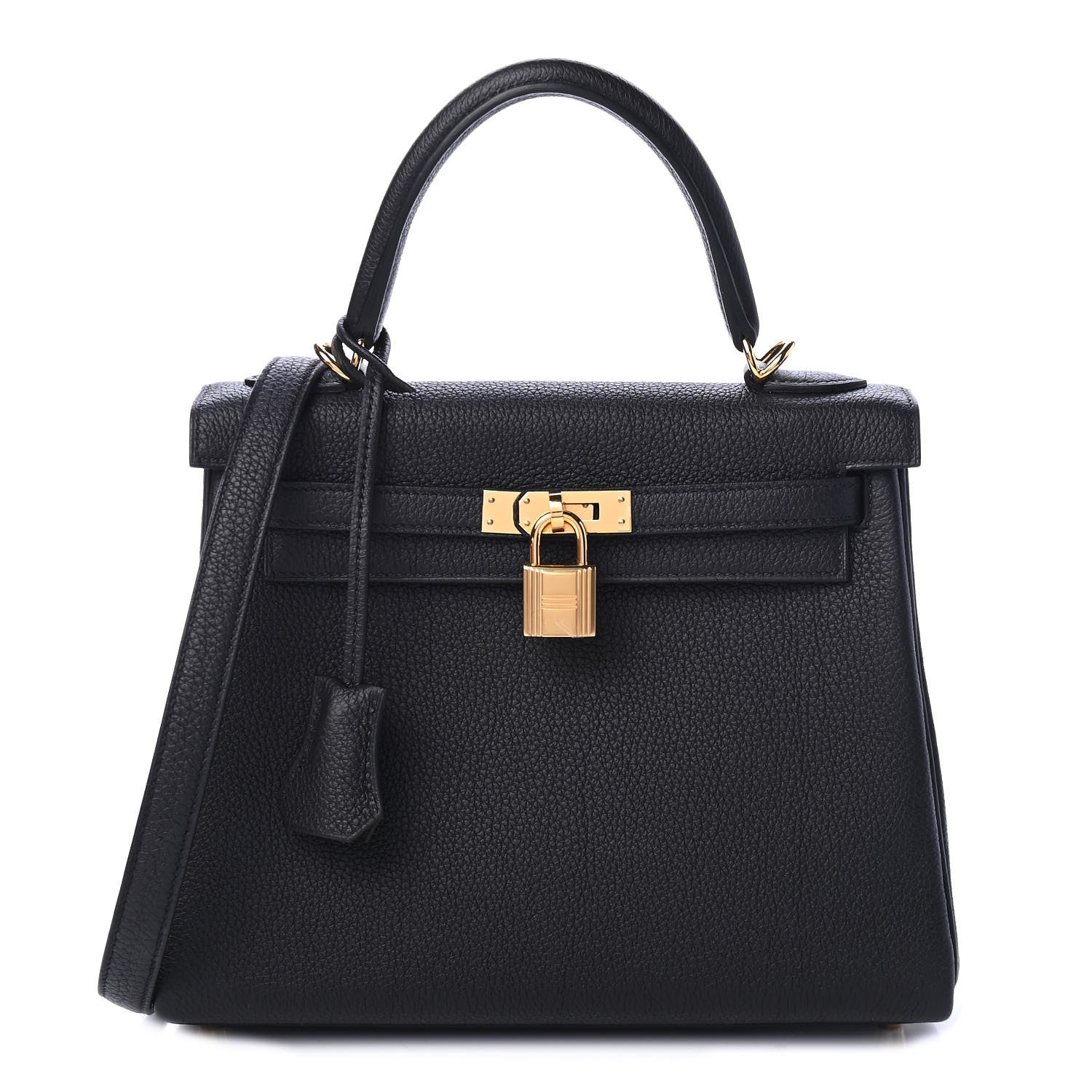Hermes Togo Kelly Retourne 25 Black 1 of 10