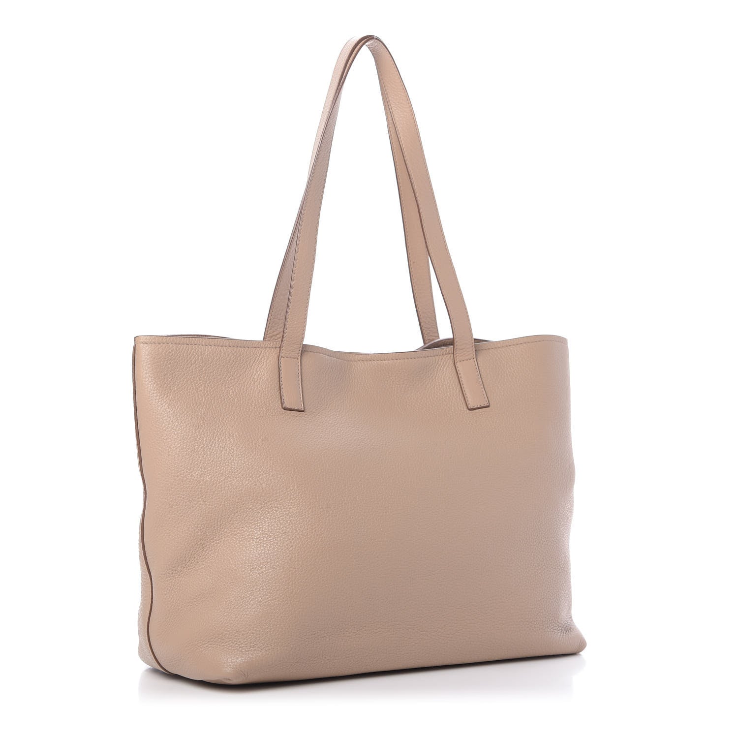 Prada Vitello Daino Pocket Shopping Tote Cammeo 3 of 11