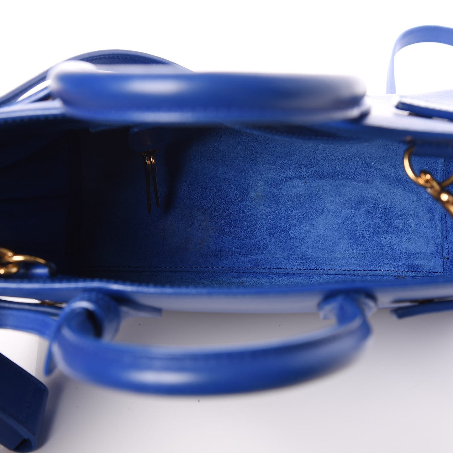 Calfskin Nano Sac De Jour Royal Blue