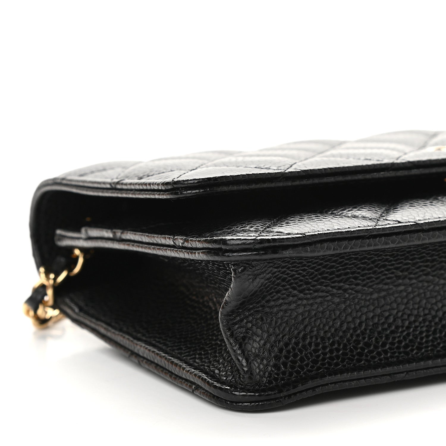 Chanel Caviar Quilted Wallet On Chain WOC Black 9 of 10