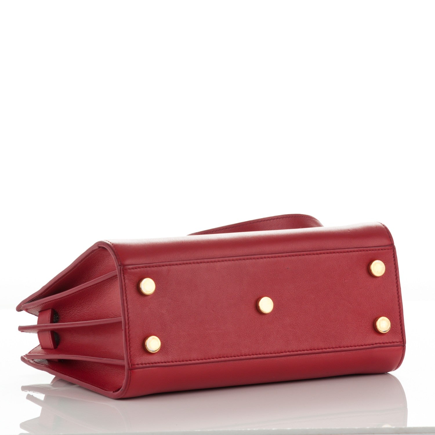 Saint Laurent Calfskin Nano Sac De Jour Lipstick Red 4 of 6