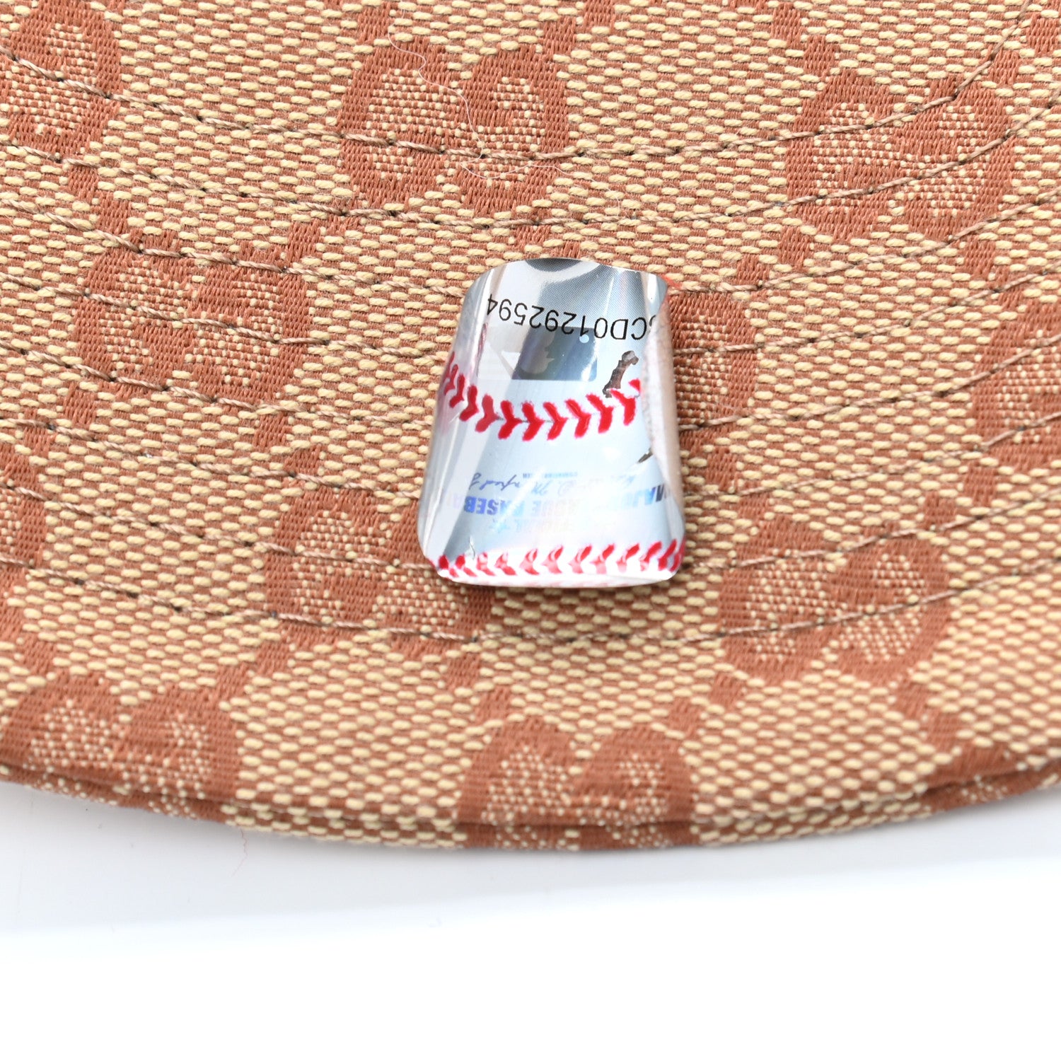 Gucci X MLB Monogram LA Dodgers Baseball Hat 57-61 Beige Ruggine 11 of 11