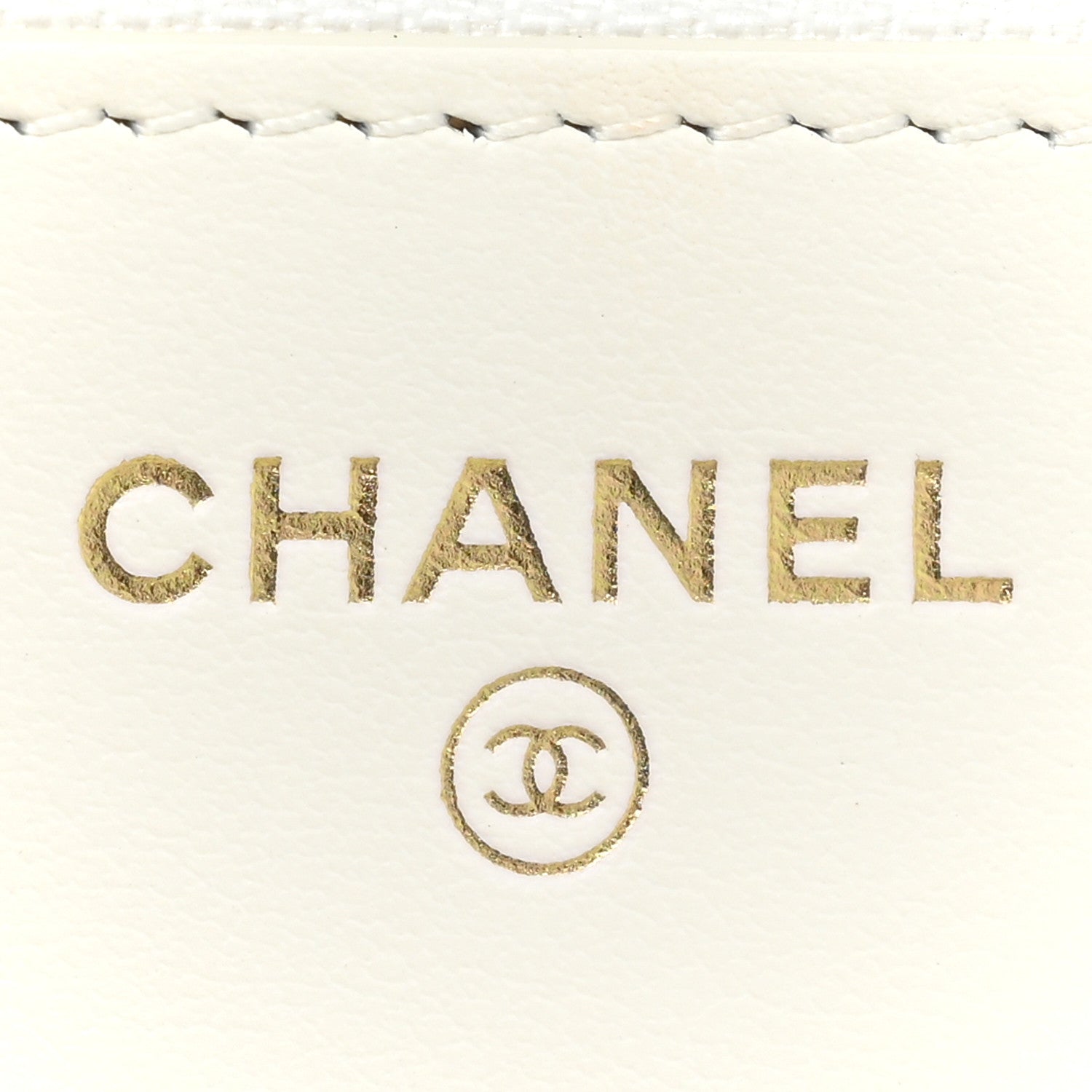 Chanel Caviar Quilted Boy Wallet On Chain WOC White 6 of 10