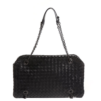 Bottega Veneta Nappa Intrecciato Duo Nero Black 1 of 9