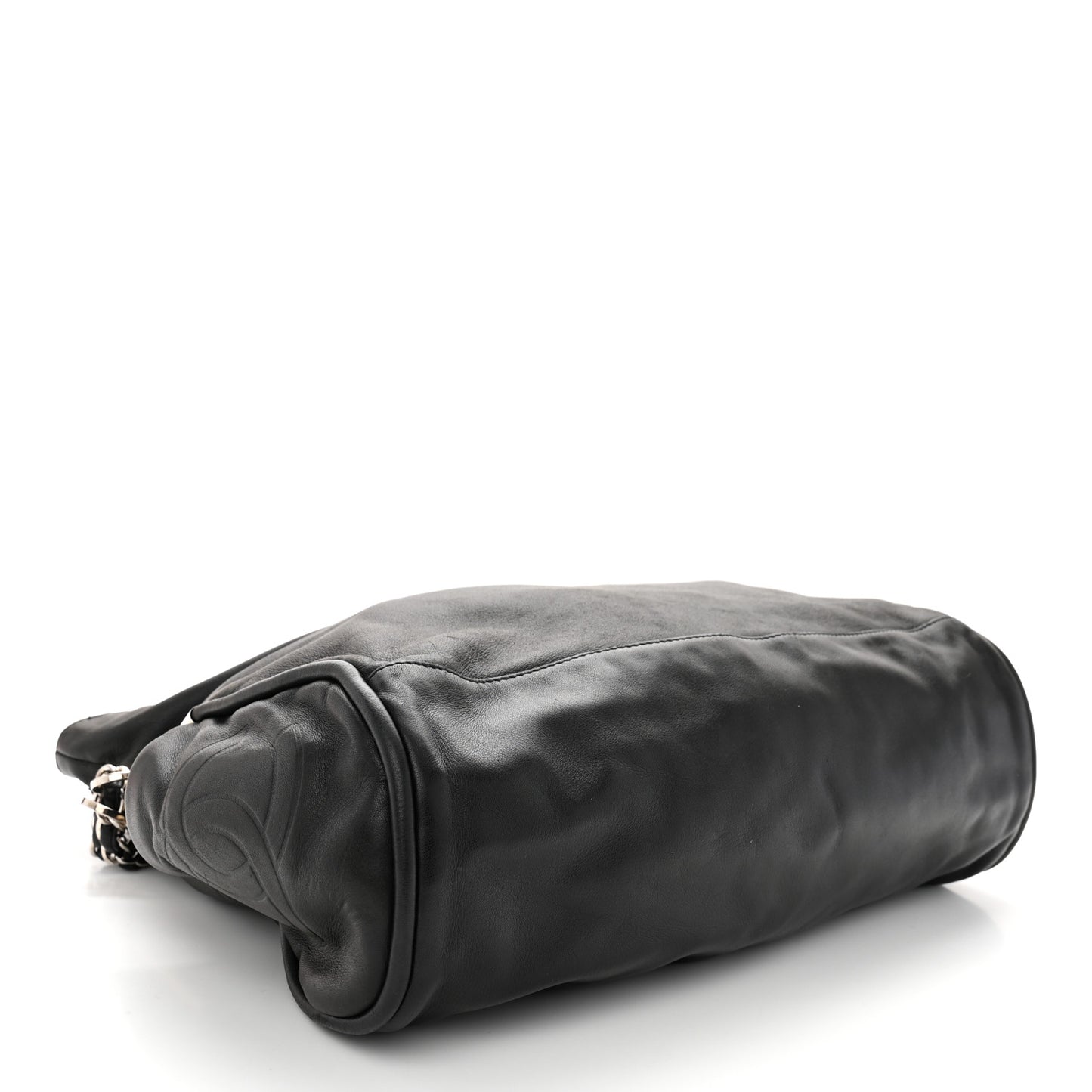 Lambskin Large Ultimate Soft Tote Black