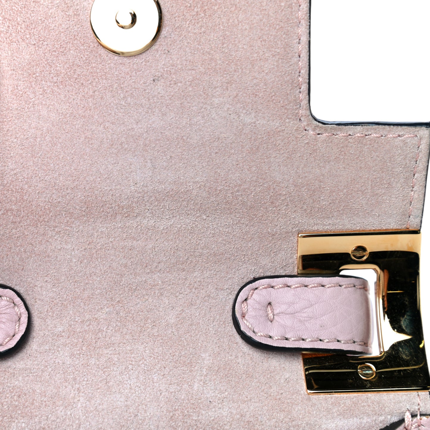 Grained Calfskin Mini My Rockstud Frame Bag Poudre