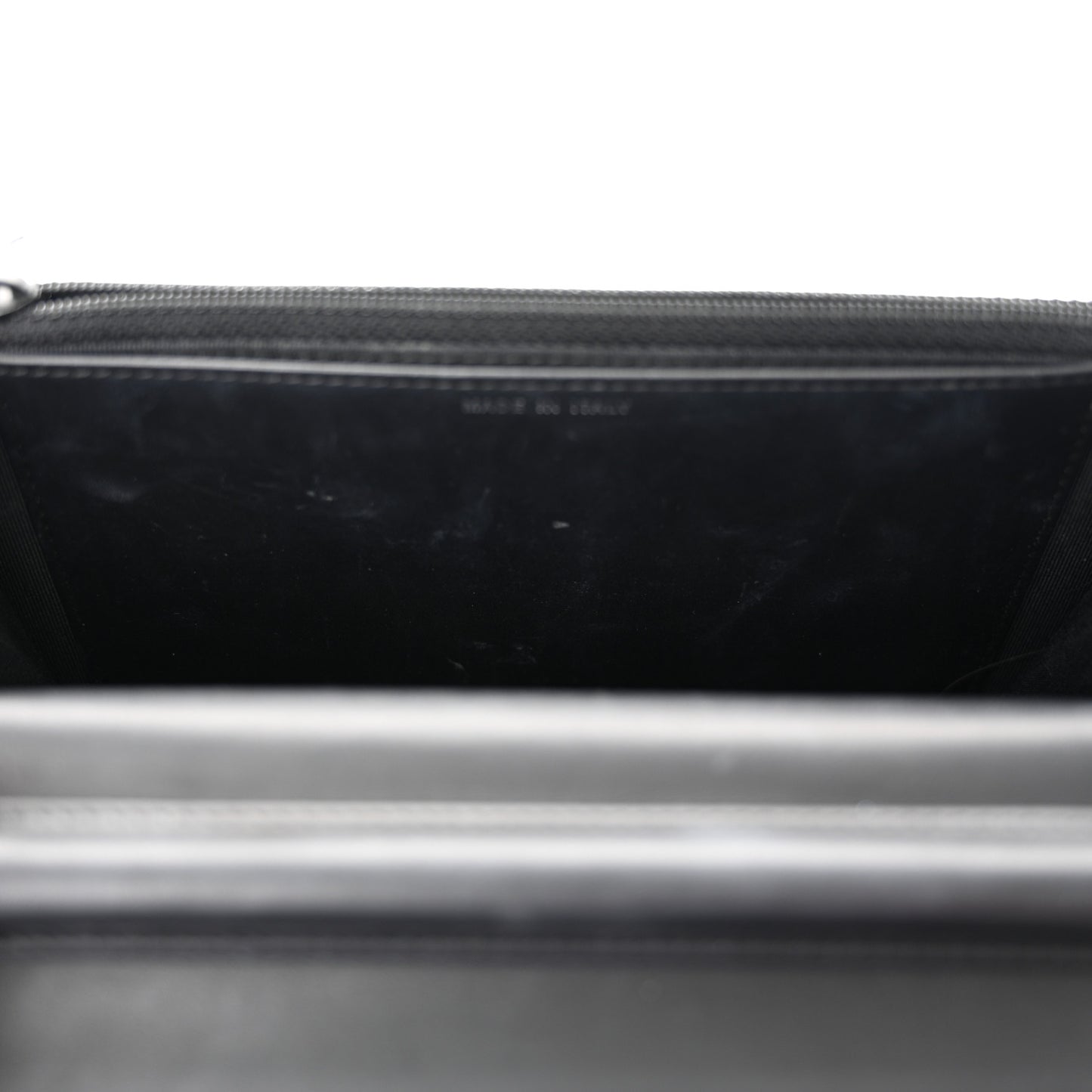 Glazed Aged Calfskin Reissue Wallet On Chain WOC Black