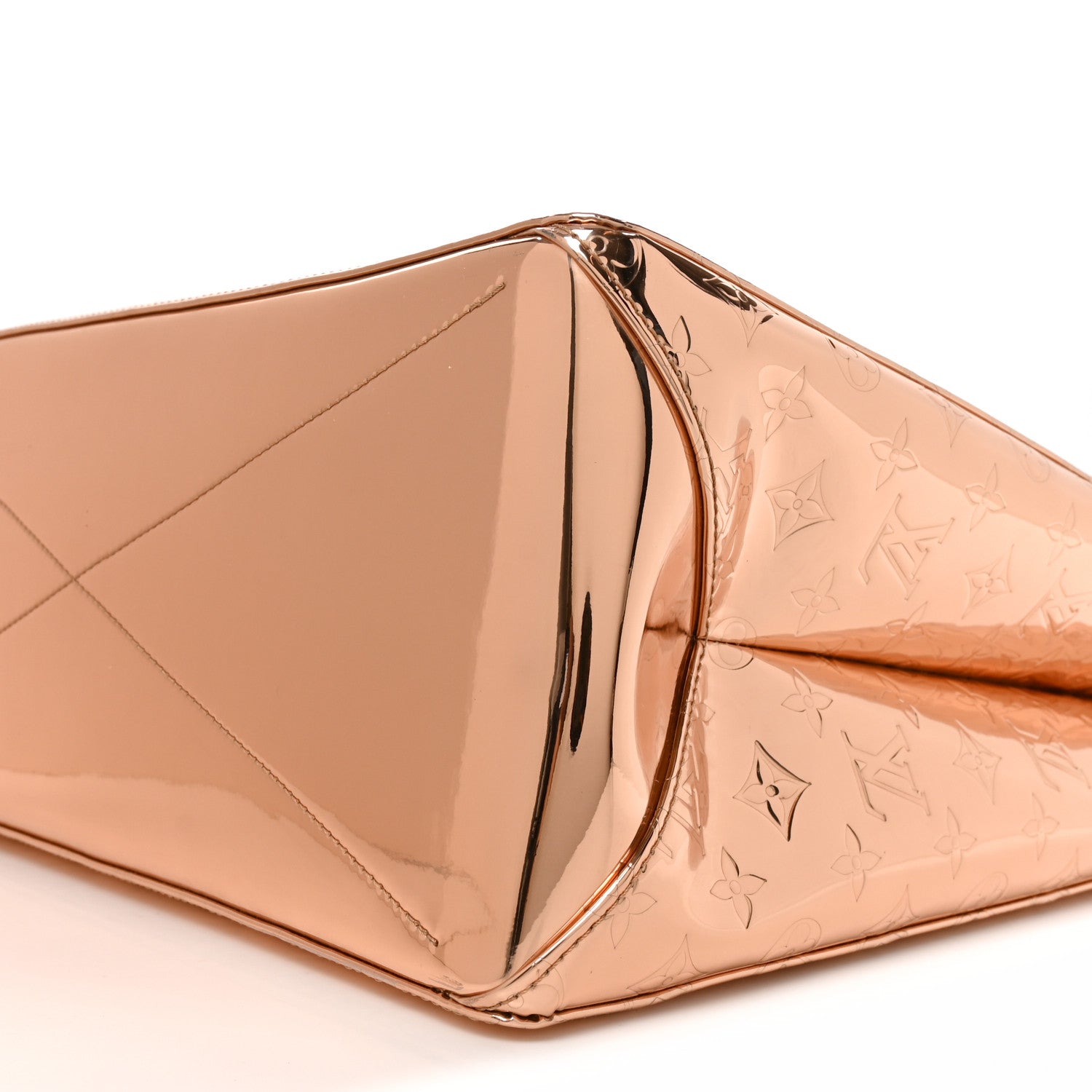 Louis Vuitton Monogram Mirror Shopper Tote MM Copper 9 of 9