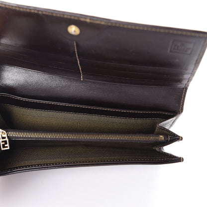 Fendi Zucca Continental Wallet Tobacco 5 of 8