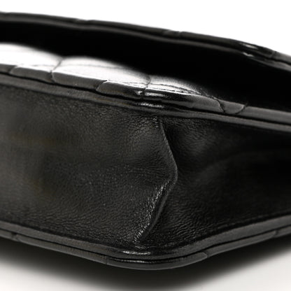 Chanel Lambskin Quilted Wallet On Chain WOC Black 11 of 13