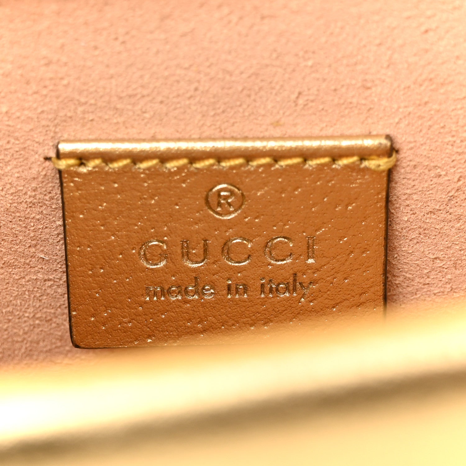 Gucci Metallic Textured Calfskin Crystal Small Dionysus Shoulder Bag Gold 6 of 11