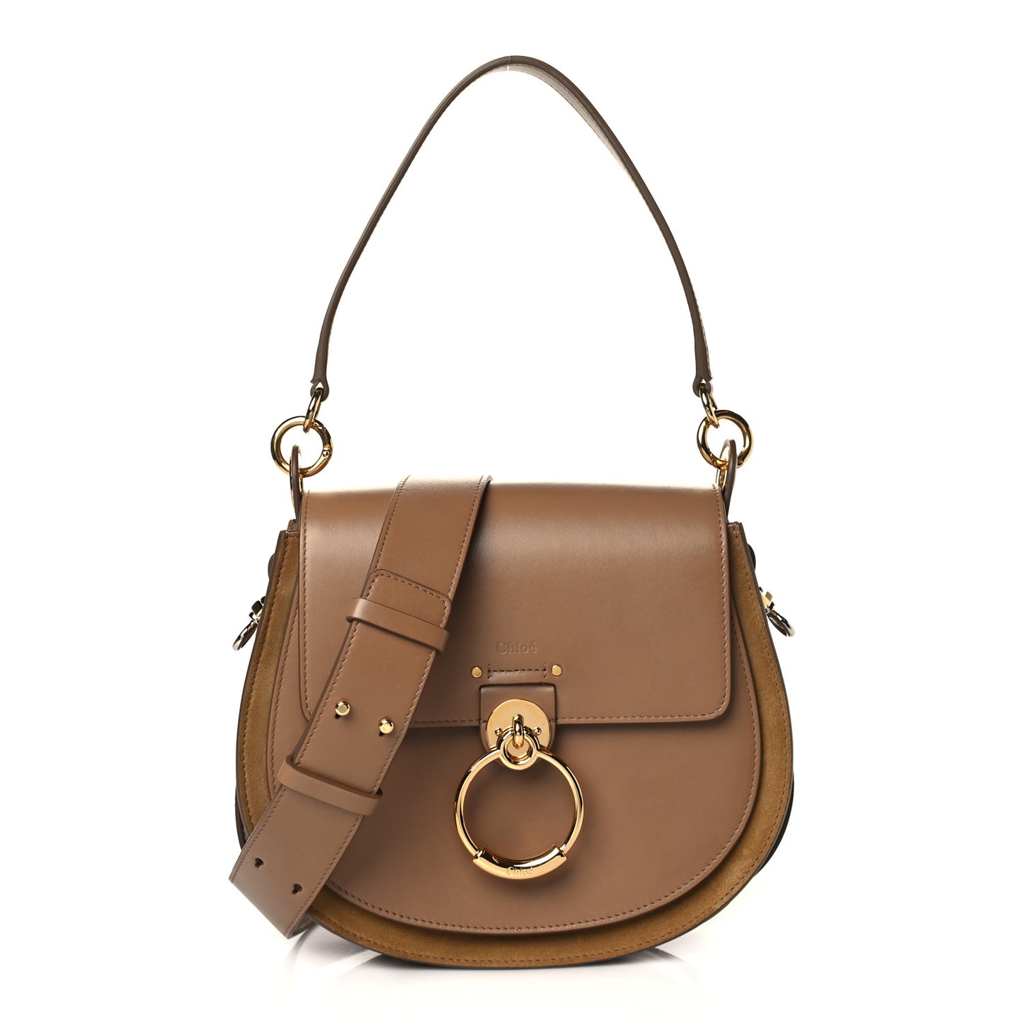 Calfskin Large Tess Bag Nut