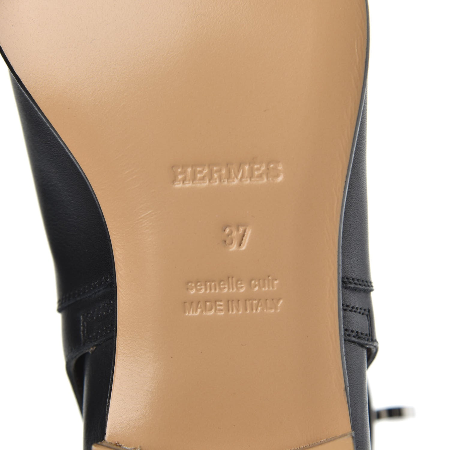 Hermes Calfskin Neo Low Boots 37 Black 6 of 8