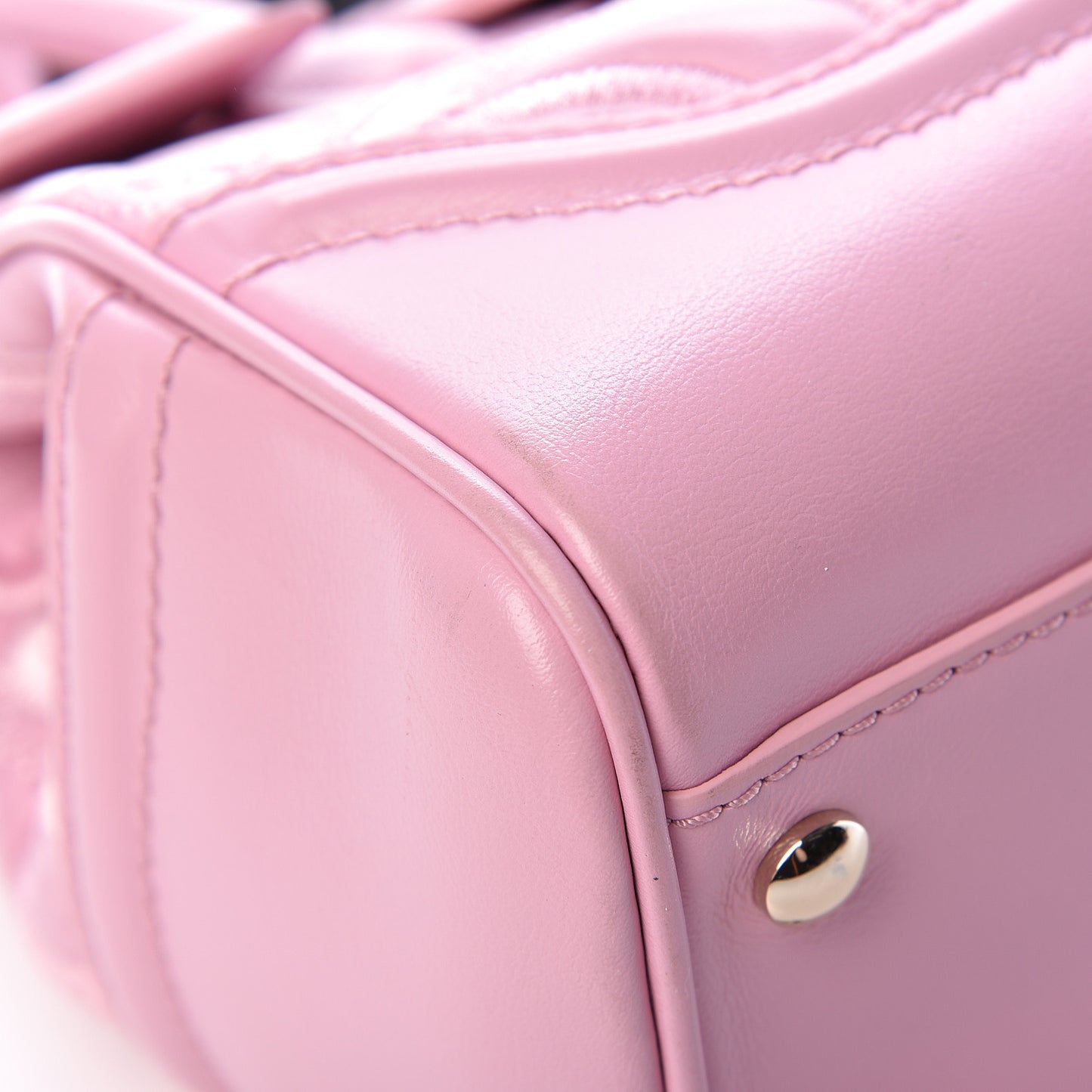 Calfskin Embroidered Medium Baroque Palazzo Empire Bag Pink
