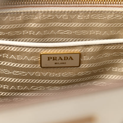 Prada Saffiano Lux Bi-Color Tote Talco Visone 8 of 8