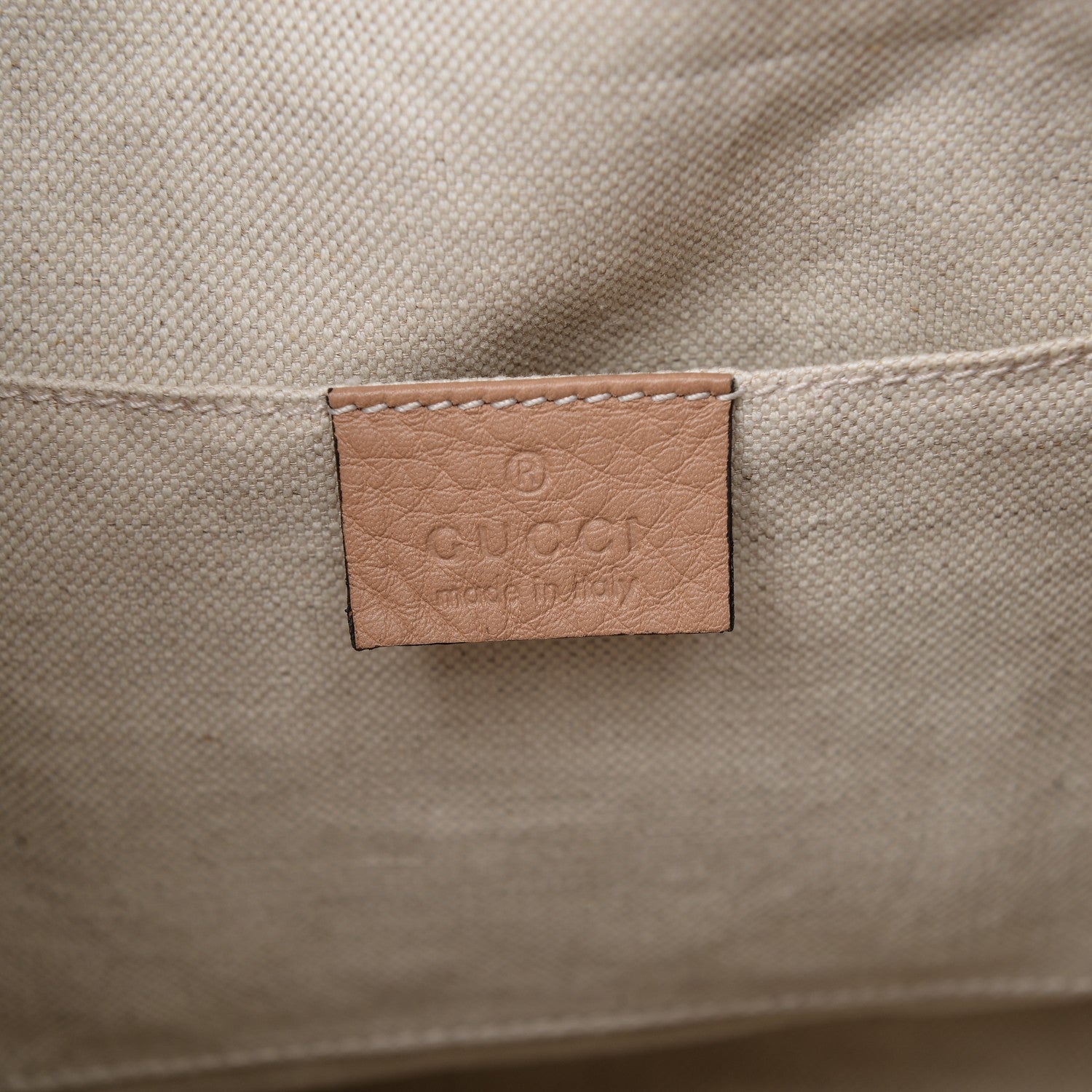 Gucci Cellarius Calfskin Medium Bamboo Backpack Camelia 6 of 8