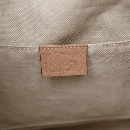 Gucci Cellarius Calfskin Medium Bamboo Backpack Camelia 6 of 8