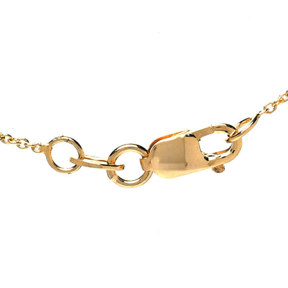Roberto Coin 18K Yellow Gold Diamond Tiny Treasures Heart Pendant Necklace 4 of 7