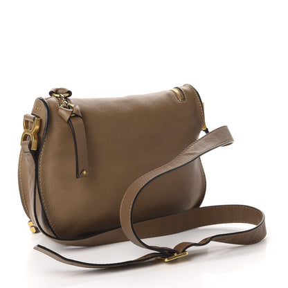 Chloe Calfskin Medium Marcie Round Zip Crossbody Nut 3 of 12