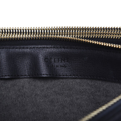 Celine Goatskin Large Trio Crossbody Bag Dark Blue 14 of 16