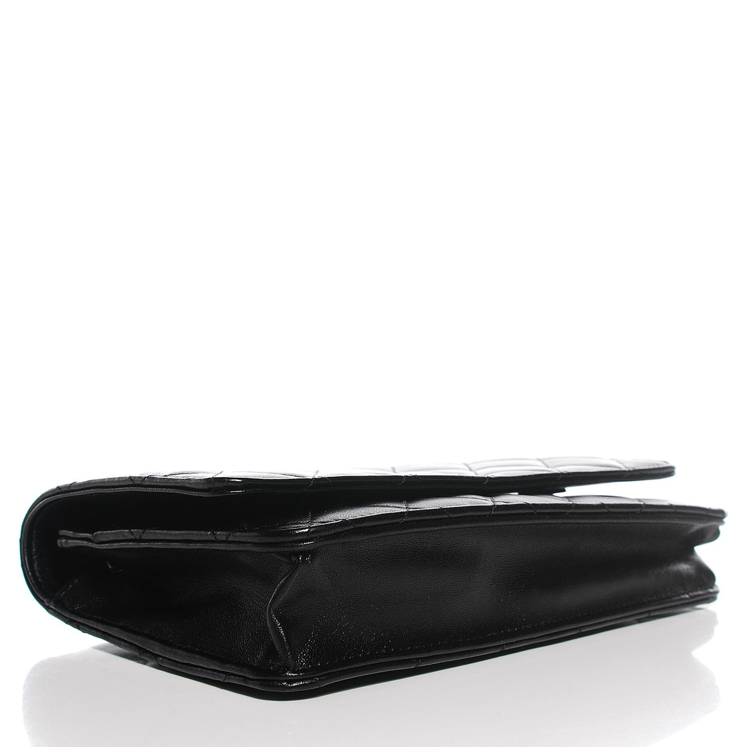 Chanel Lambskin Quilted Wallet on Chain WOC Black 4 of 8
