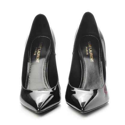 Saint Laurent Patent Opyum 110 Pumps 37.5 Black 2 of 8