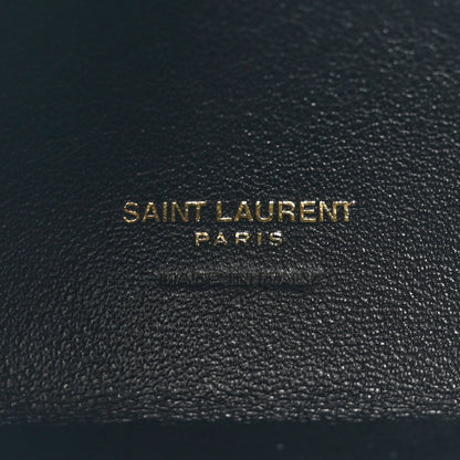 Saint Laurent Lambskin Pyramid Clutch Black 6 of 10