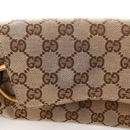 Gucci Monogram Horsebit Clutch Dark Brown 11 of 11