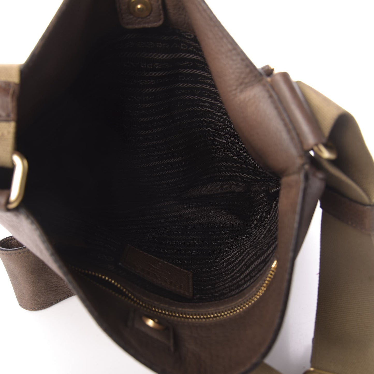 Jacquard Logo Crossbody Corda Bruciato