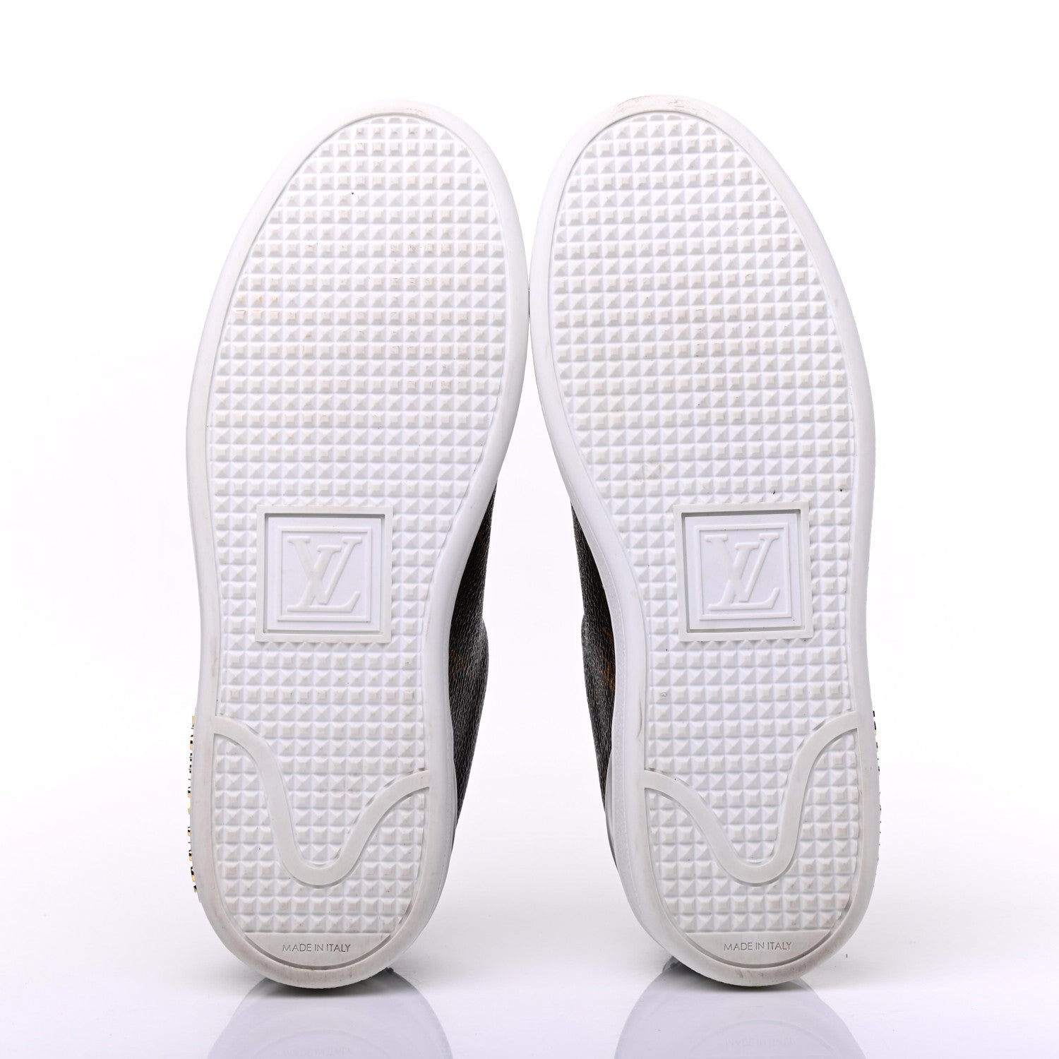 Louis Vuitton Patent Monogram Frontrow Sneakers 34 5 of 12