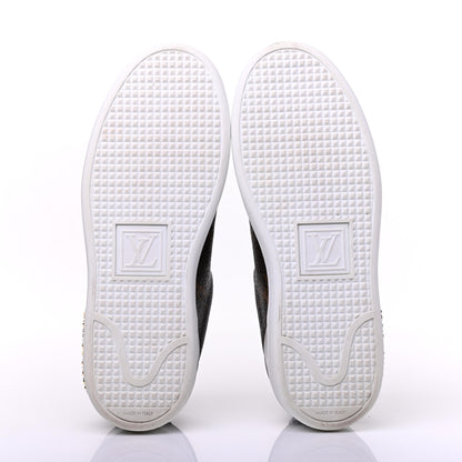 Louis Vuitton Patent Monogram Frontrow Sneakers 34 5 of 12