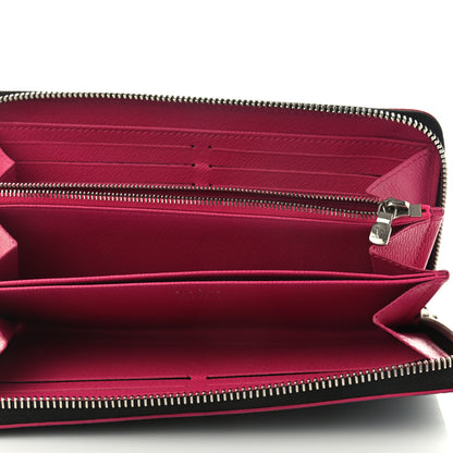 Louis Vuitton Epi Zippy Wallet Black Hot Pink 5 of 6