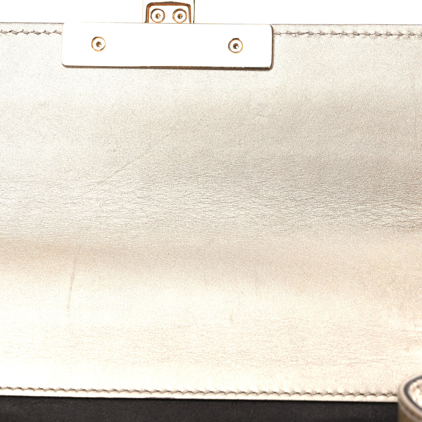 Galassia Small Padlock Shoulder Bag Platino