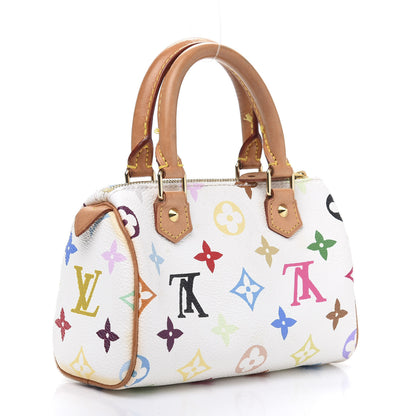 Louis Vuitton Monogram Multicolor Mini Sac HL Speedy White 3 of 13