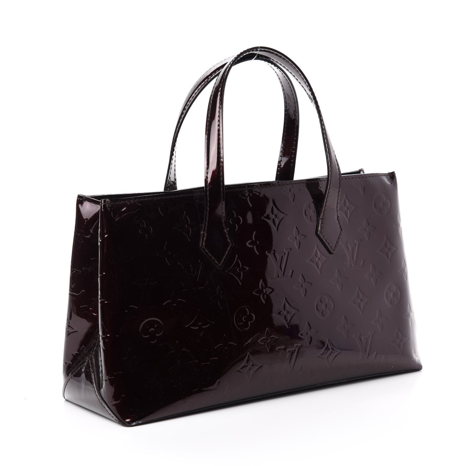 Louis Vuitton Vernis Wilshire PM Amarante 3 of 9
