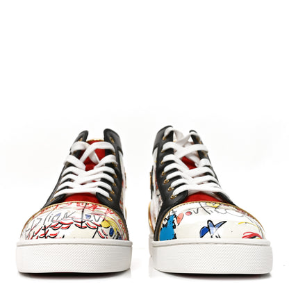 Christian Louboutin Patent Flash Paillettes Mens Rantus Orlato Sneakers 45.5 Version White 4 of 9