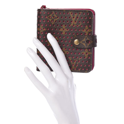 Louis Vuitton Monogram Perforated Compact Zipped Wallet Fuchsia 2 of 12