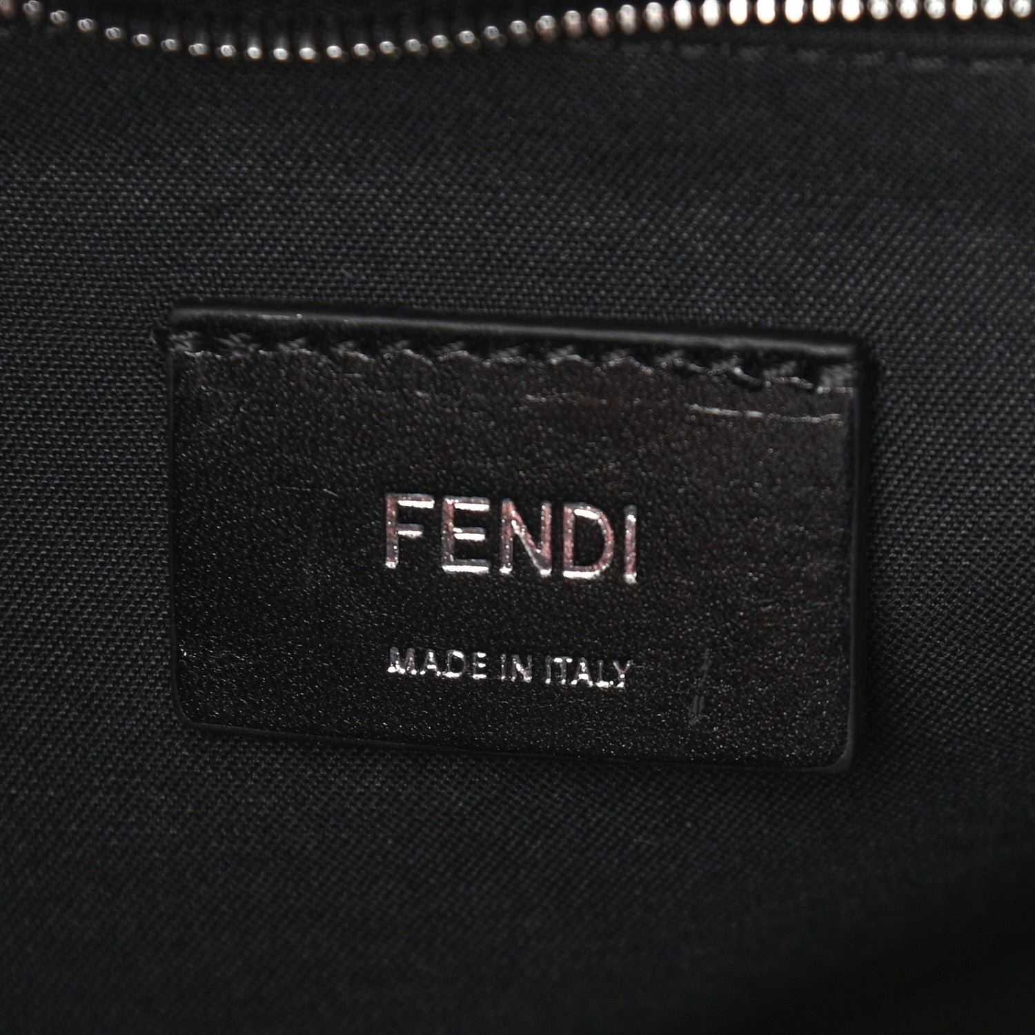 Fendi Vitello Grace FF Gradient Embossed Large Baguette Blueberry 5 of 9