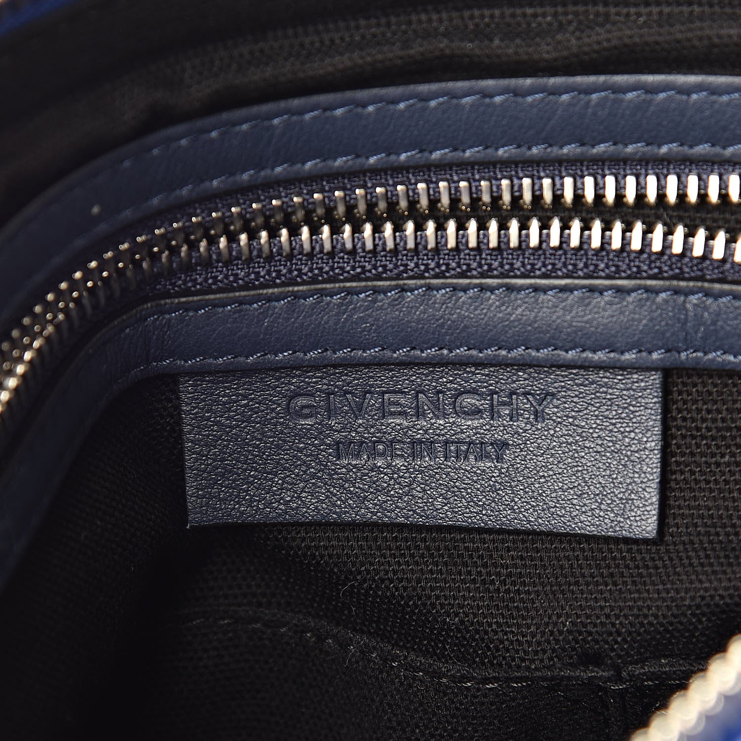 Givenchy Calfskin Mini Pandora Logo Strap Moroccan Blue 7 of 11
