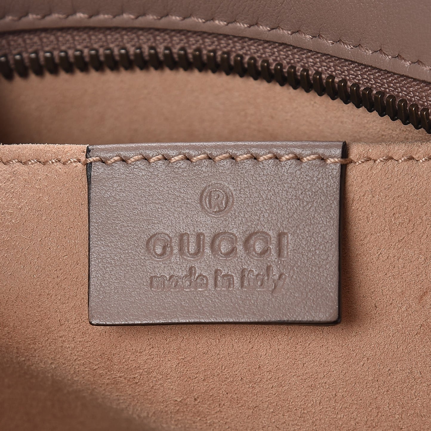 Calfskin Matelasse Small GG Marmont Chain Shoulder Bag Taupe