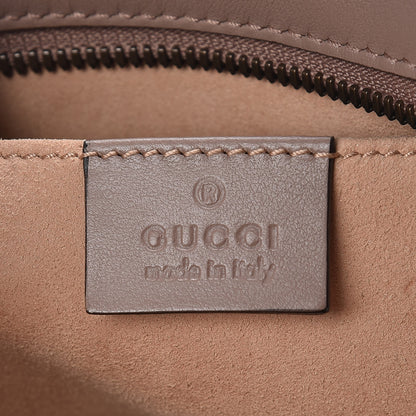 Gucci Calfskin Matelasse Small GG Marmont Chain Shoulder Bag Taupe 6 of 10