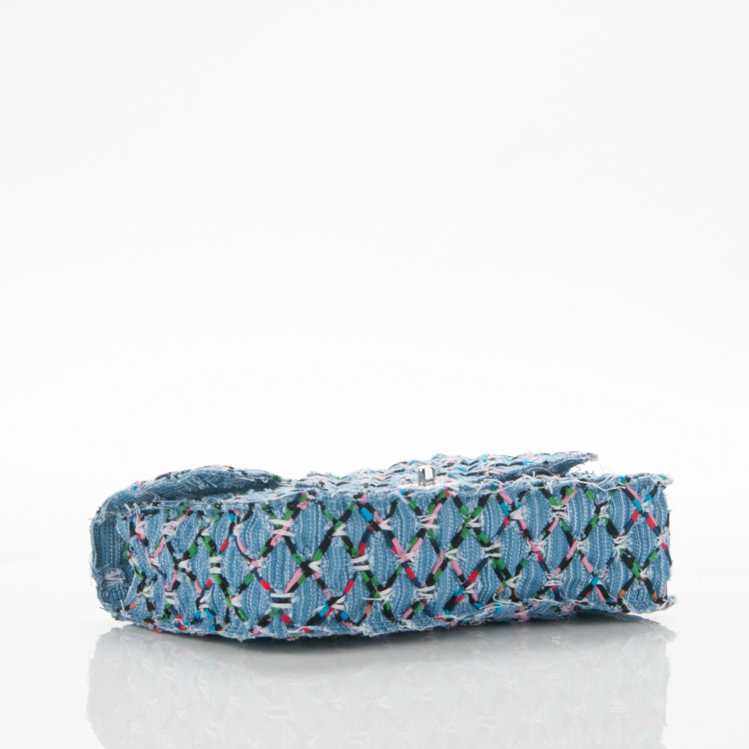 Chanel Woven Denim Medium Flap Multicolor 4 of 7